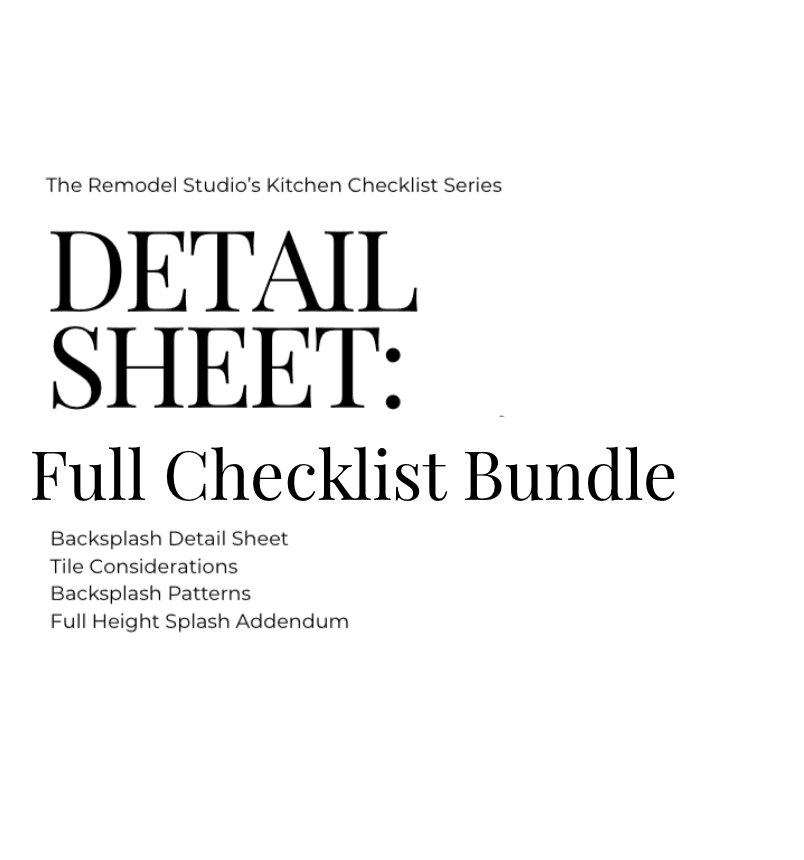 Kitchen Remodel Checklists | Full Bundle